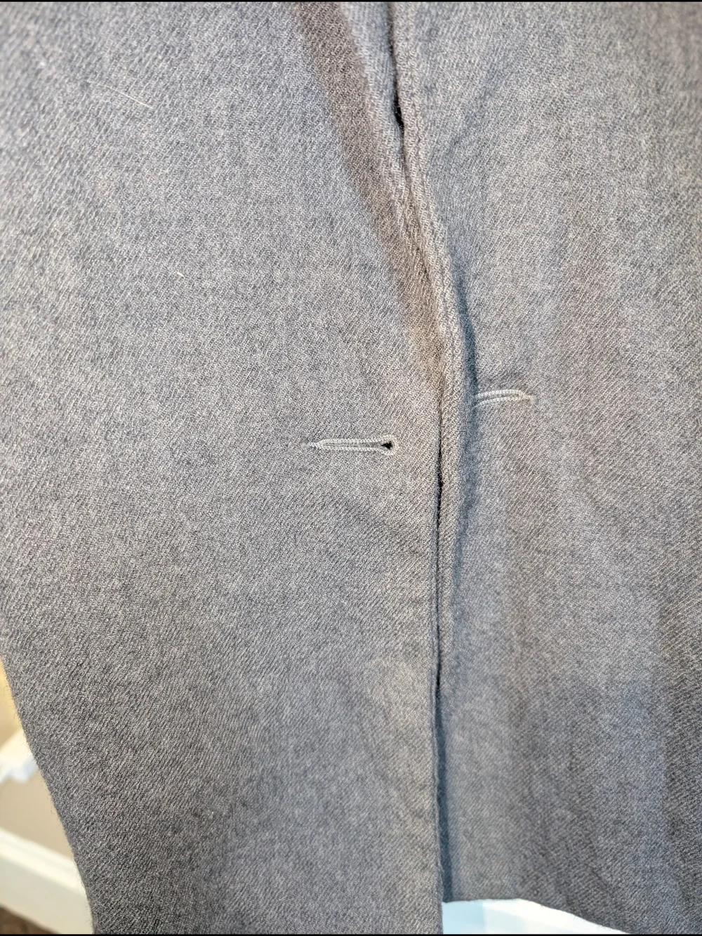 ​Vintage Christian Dior 100% Pure Wool Blazer Dark Gray